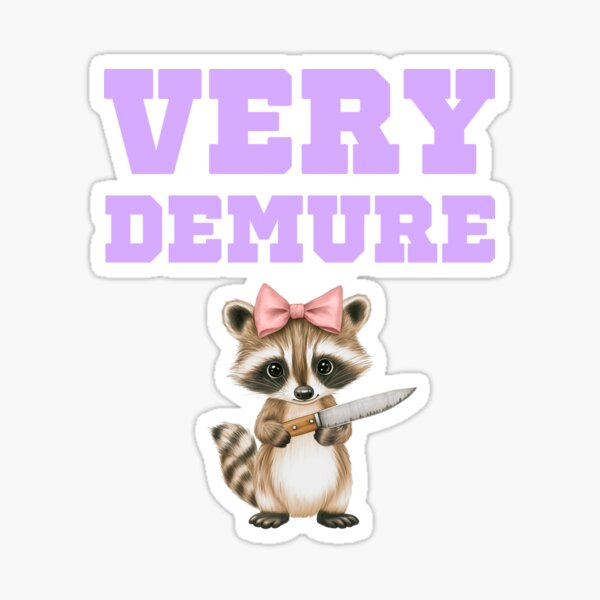 Artikel-Vorschau von Very demure raccoon, designt und verkauft von Keihei Design.