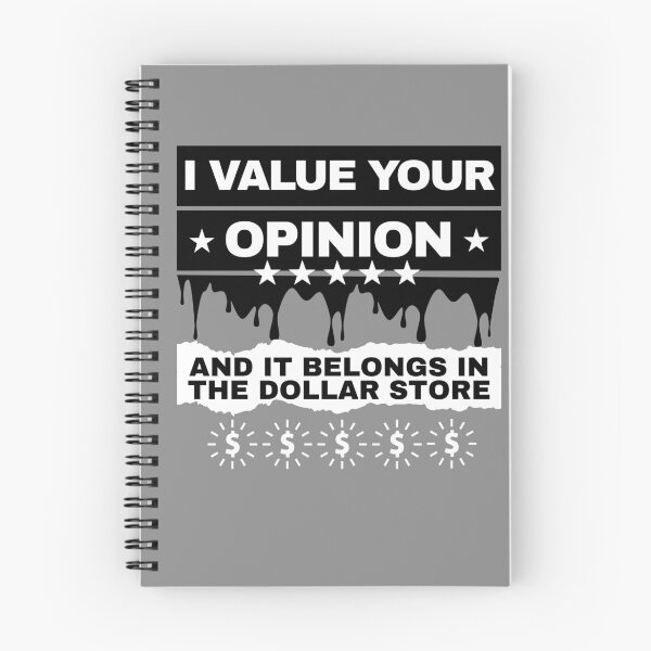 Item preview, UN-INSPIRED: I Value Your Opinion... designed and sold by rockandahardplaceradio.