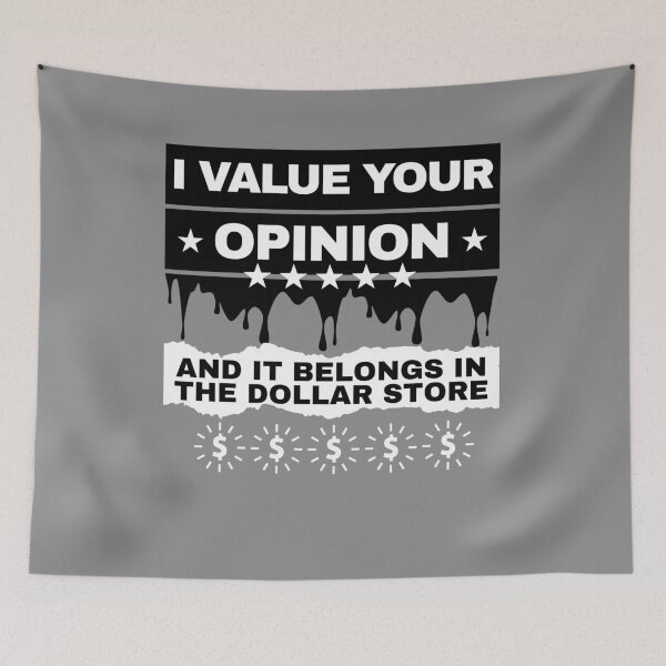 Item preview, UN-INSPIRED: I Value Your Opinion... designed and sold by rockandahardplaceradio.