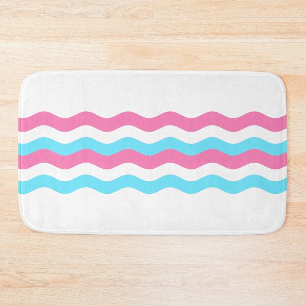 Item preview, Wavy Flag - Transgender Colors designed and sold by sillyjess.