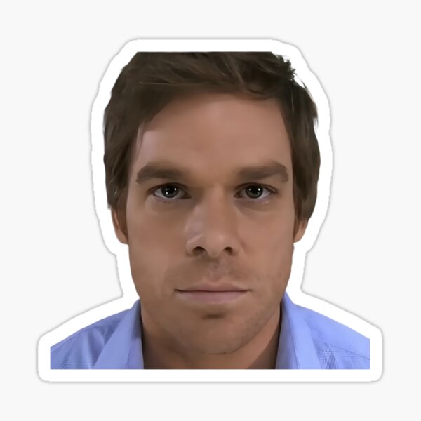 Vista previa del artículo con la obra «Meme de Dexter mirando fijamente», diseñado y vendido por hors doeurves.