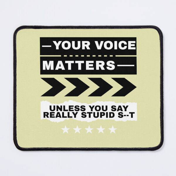 Item preview, UN-INSPIRED: Your Voice Matters, Unless... designed and sold by rockandahardplaceradio.