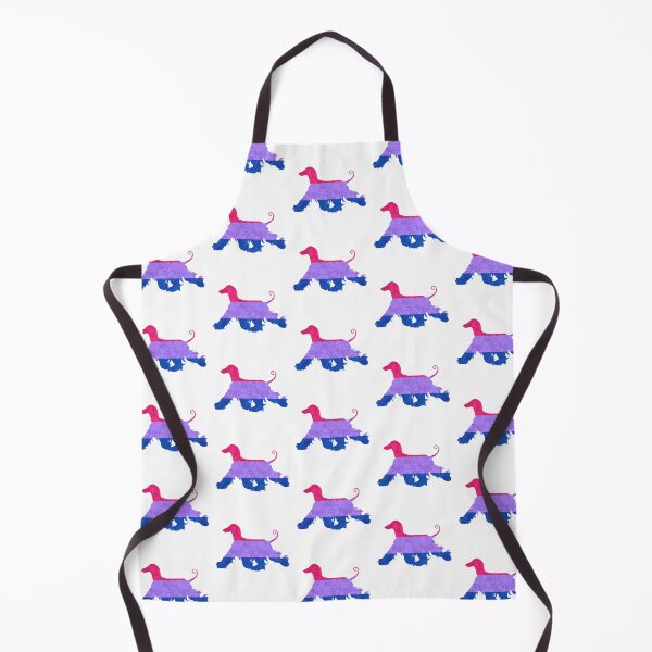 Item preview, Bisexual Pride Afghan Hound designed and sold by Spinyflowerart.