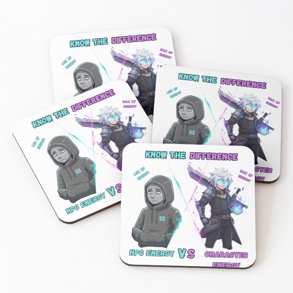 Item preview, NPC vs Main Character Energy designed and sold by NPCDripGod.