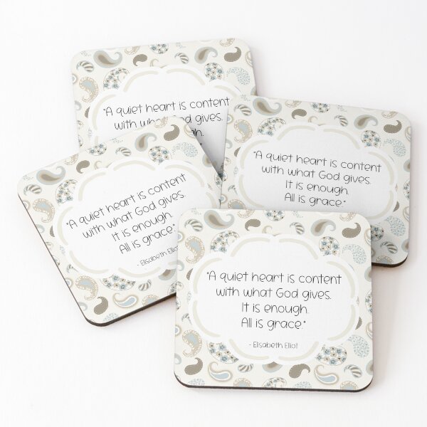 Item preview, All is Grace - heroes of the faith quotes designed and sold by Willow & Grace Designs.