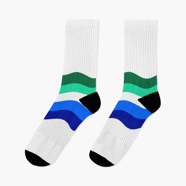 Item preview, Wavy Flag - Gay Man Colors designed and sold by sillyjess.