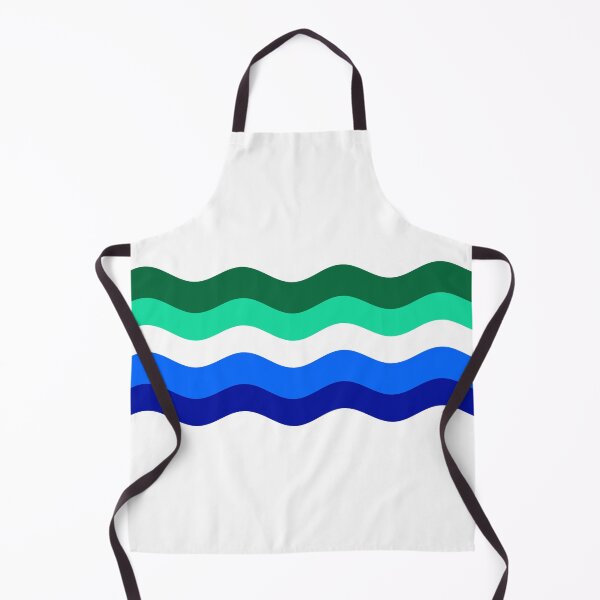 Item preview, Wavy Flag - Gay Man Colors designed and sold by sillyjess.