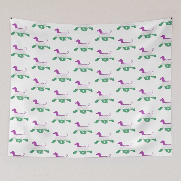 Item preview, Genderqueer Pride Afghan Hound designed and sold by Spinyflowerart.