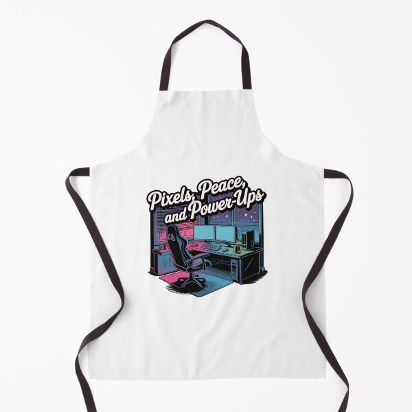 Item preview, Pixels, Peace & Power-Ups – Gaming-Setup designed and sold by MrERNST.