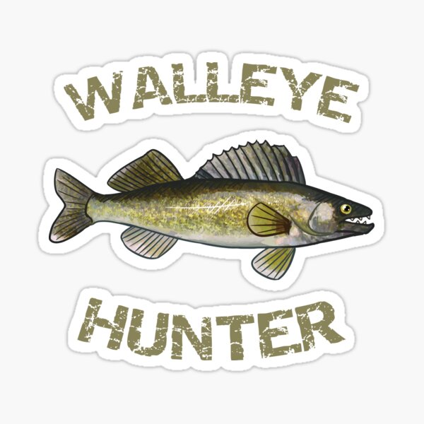 Walleye Stickers for Sale, Free US Shipping