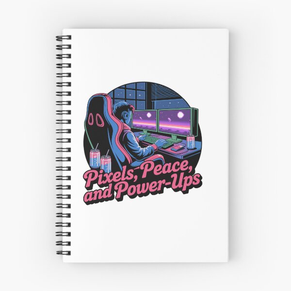 Item preview, Pixels, Peace & Power-Ups – Gaming-Setup designed and sold by MrERNST.
