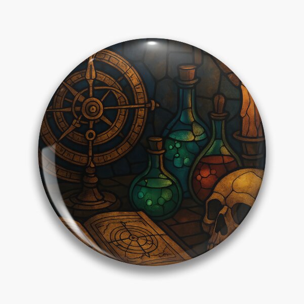 Artikelvorschau, Dark Academia Alchemist Stillleben entworfen und verkauft von AetherLightArt.