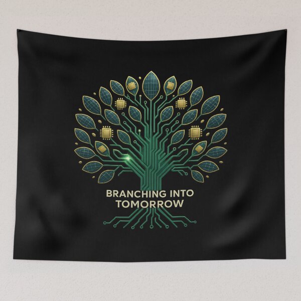 Item preview, Tech Tree Future Innovation Poster designed and sold by MysticArtisan.