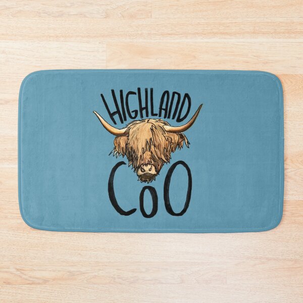 Item preview, Highland coo, Scottish cow designed and sold by badlydrawnbabe.