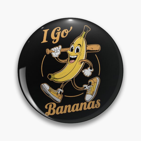 Item preview, I Go Bananas At Baseball designed and sold by PlanetMarker.