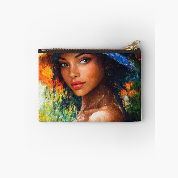 Item preview, Vibrant Floral Portrait in Artful Palette designed and sold by Artessie.