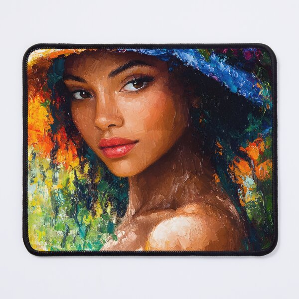 Item preview, Vibrant Floral Portrait in Artful Palette designed and sold by Artessie.
