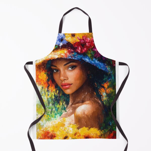 Item preview, Vibrant Floral Portrait in Artful Palette designed and sold by Artessie.