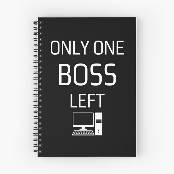 Item preview, Only one boss left funny gifts for gamers designed and sold by crazygingercat.