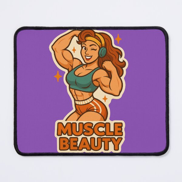 Item preview, Muscular Beauty with Fitness Style designed and sold by JonelleTshirts.