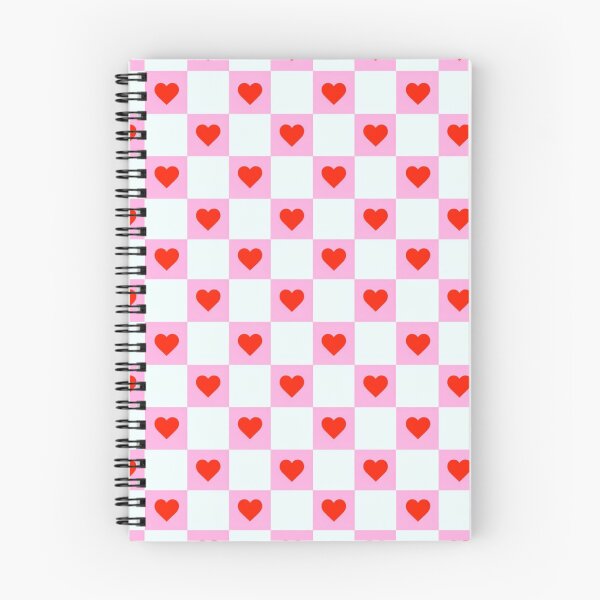 Item preview, Patrón de cuadros de corazón rosa designed and sold by lea-lani.