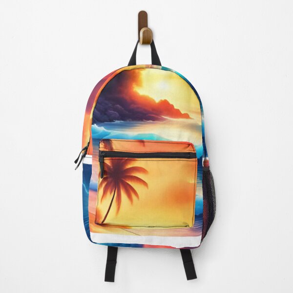 Item preview, Sunset Beach Tropical Palm Tree designed and sold by Fateh-Kro ⭐⭐⭐⭐⭐.