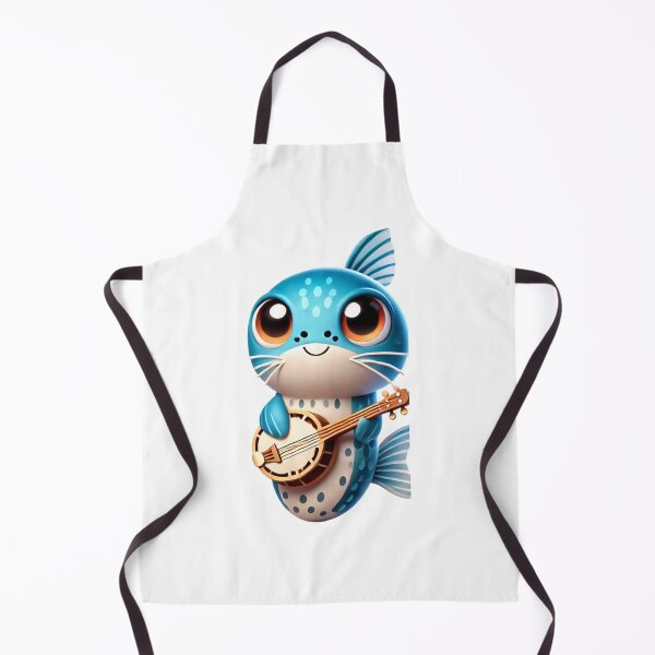Item preview, Adorable Banjo Catfish in Blue Harmony designed and sold by Sillytoe.
