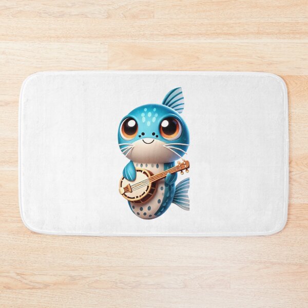 Item preview, Adorable Banjo Catfish in Blue Harmony designed and sold by Sillytoe.