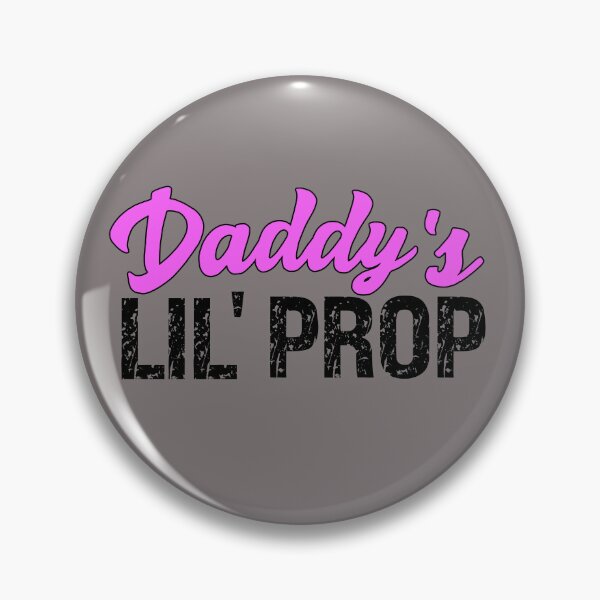 Item preview, Daddy's Lil' Prop Cute Submissive Saying designed and sold by SharpThreadZ.