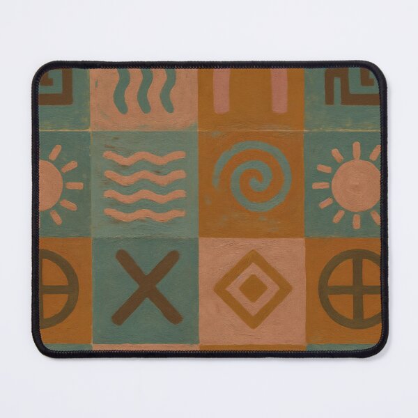 Item preview, Pattern in pleasant bright tones, wall art, merch designed and sold by BoBiloArt.