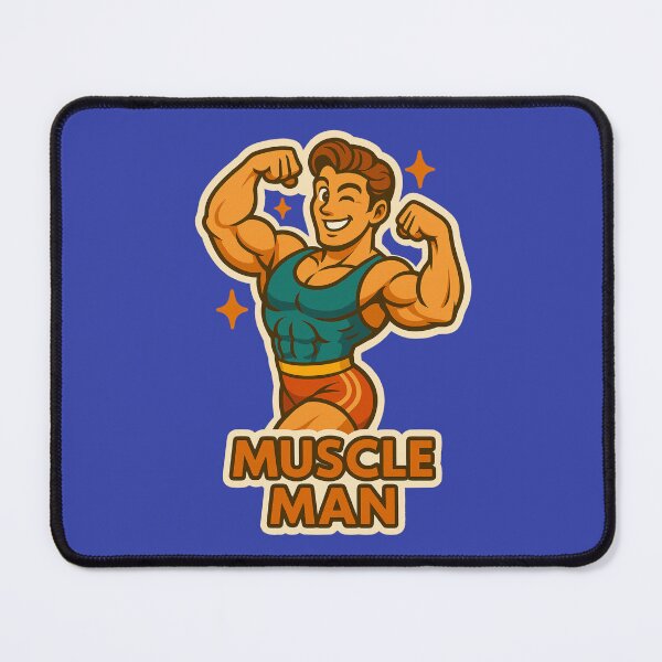 Item preview, Muscular Man with a Fitness Attitude designed and sold by JonelleTshirts.