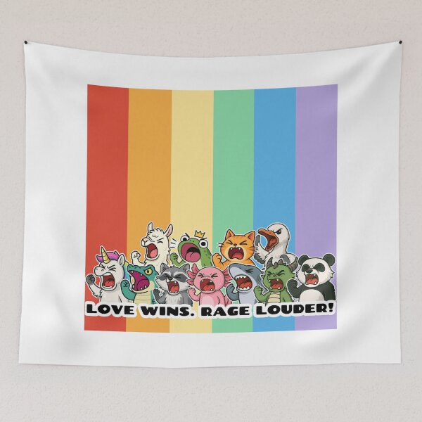 Item preview, Love Wins. Rage Louder! designed and sold by SageAndMe.