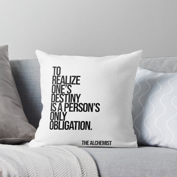 Item preview, The Alchemist Destiny Quote Poster designed and sold by Enea Kelo.