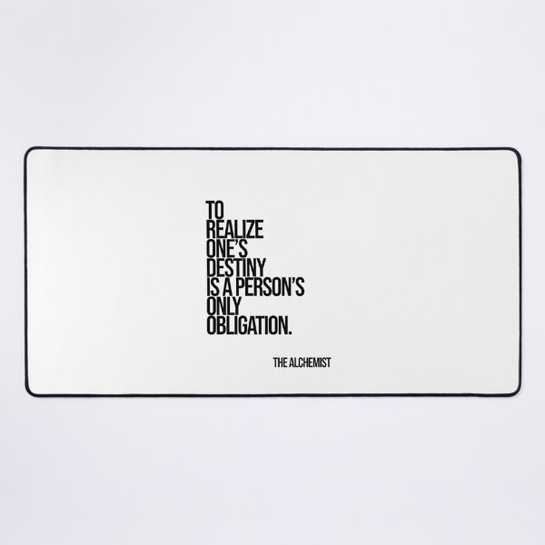 Item preview, The Alchemist Destiny Quote Poster designed and sold by Enea Kelo.