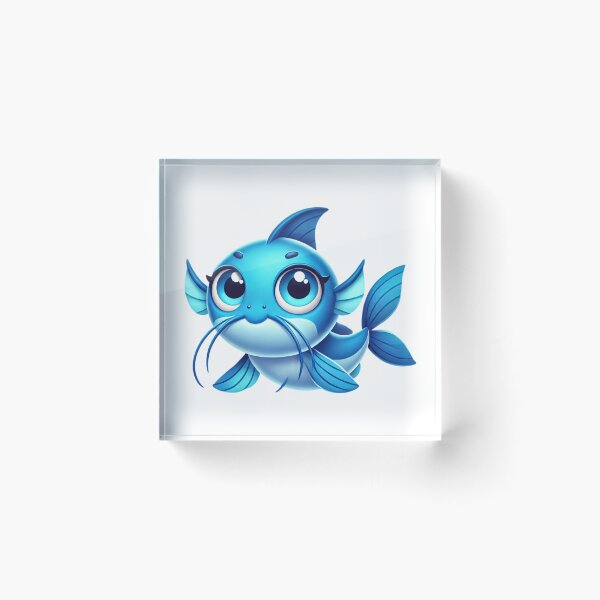 Item preview, Adorable Blue Catfish designed and sold by Sillytoe.