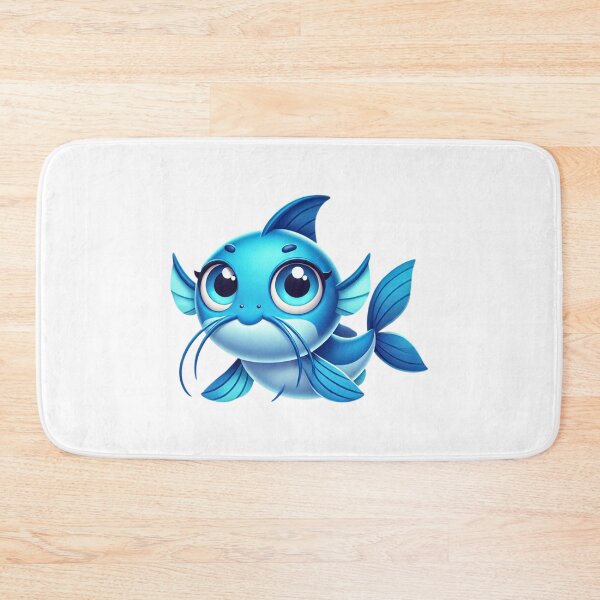 Item preview, Adorable Blue Catfish designed and sold by Sillytoe.