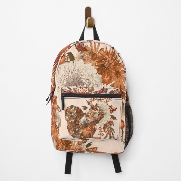 Item preview, Vintage Squirrel with Flowers designed and sold by ThenSheDid.