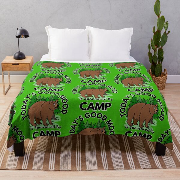Item preview, Today’s Good Mood Is Sponsored By Camp designed and sold by Kate Miller Illustrator.