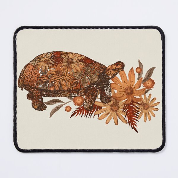 Item preview, Vintage Tortoise with Flowers designed and sold by ThenSheDid.