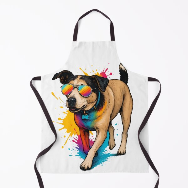 Item preview, Rainbow Stride: Cool Dog with Attitude designed and sold by 2357 Designs.