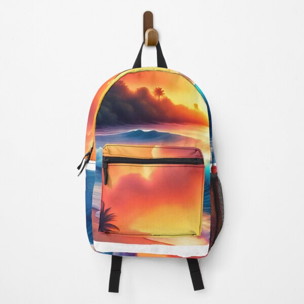 Item preview, Sunset Beach Tropical Palm Tree designed and sold by Fateh-Kro ⭐⭐⭐⭐⭐.