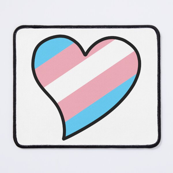 Item preview, Trans Pride Heart designed and sold by Kentish Floridian.
