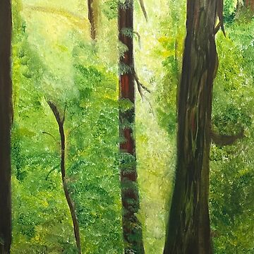 Artwork thumbnail, Peaceful Forest  by Sophie's Stop n' Shop Studio 