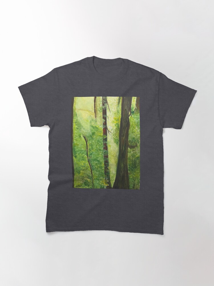 Thumbnail 3 of 7, Classic T-Shirt, Peaceful Forest  designed and sold by Artbysophie18.