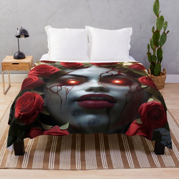 Item preview, Crimson Rose Witch – Beauty in the Broken designed and sold by EmeraldeaArt.