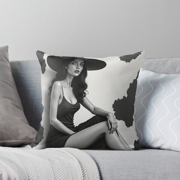 Item preview, Sombrero elegante de mujer en blanco y negro - Moda chic designed and sold by VA Design.