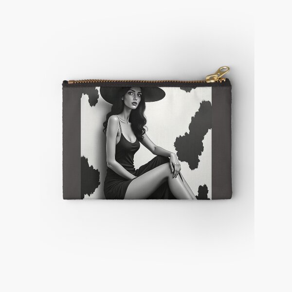 Item preview, Elegant Woman Black & White - Chic Fashion Hat  designed and sold by VA Design.
