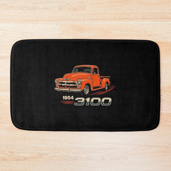 Item preview, 1954 Chevy 3100 Pickup Orange Classic Truck Retro Art T-Shirt designed and sold by TheArtOfCar.
