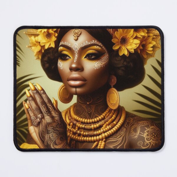 Item preview, Oshun, the Golden Goddess | Yoruba Spiritual Art designed and sold by Oshuire5.