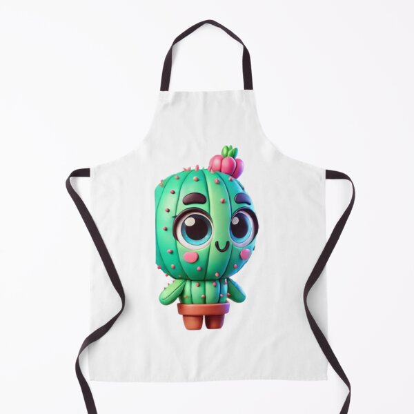 Item preview, Adorable Cactus Girl with Charm designed and sold by Sillytoe.